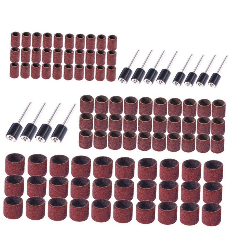 VICASKY 102pcs Sanding Bands for Nail Drill Sandpaper Discs Set Drum Sander - Image 1
